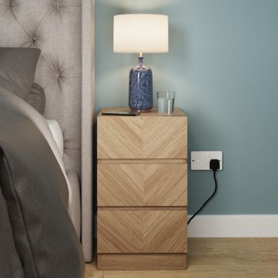Bedside Tables With Deep Drawer Storage for Hidden Clutter