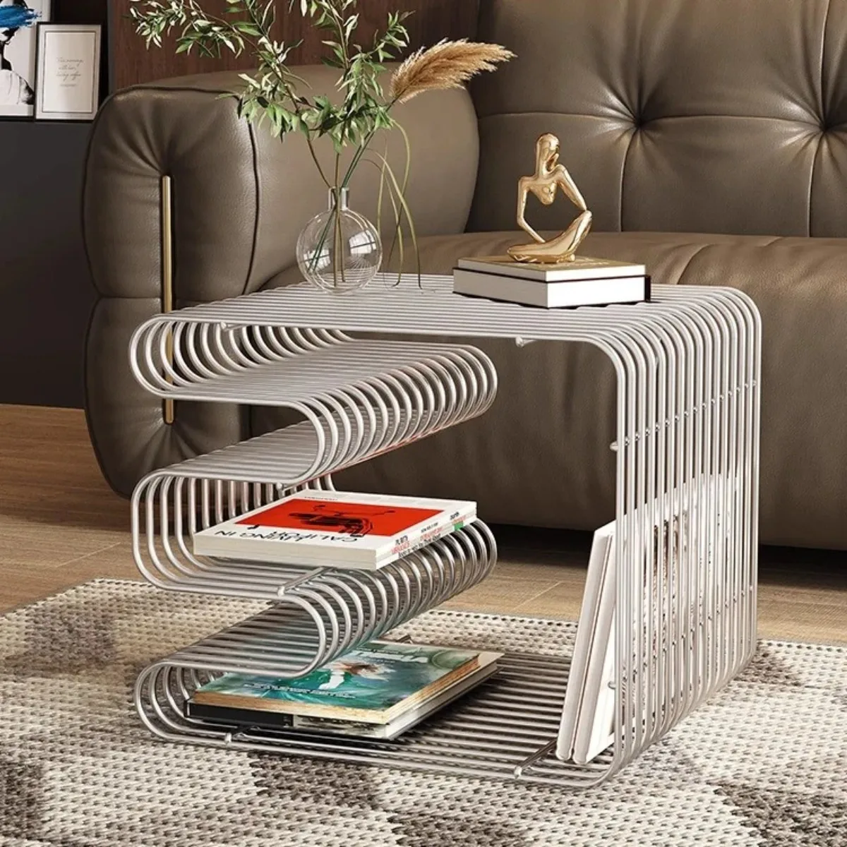 Bedside Tables With Shelf Storage and Single Drawer Combination