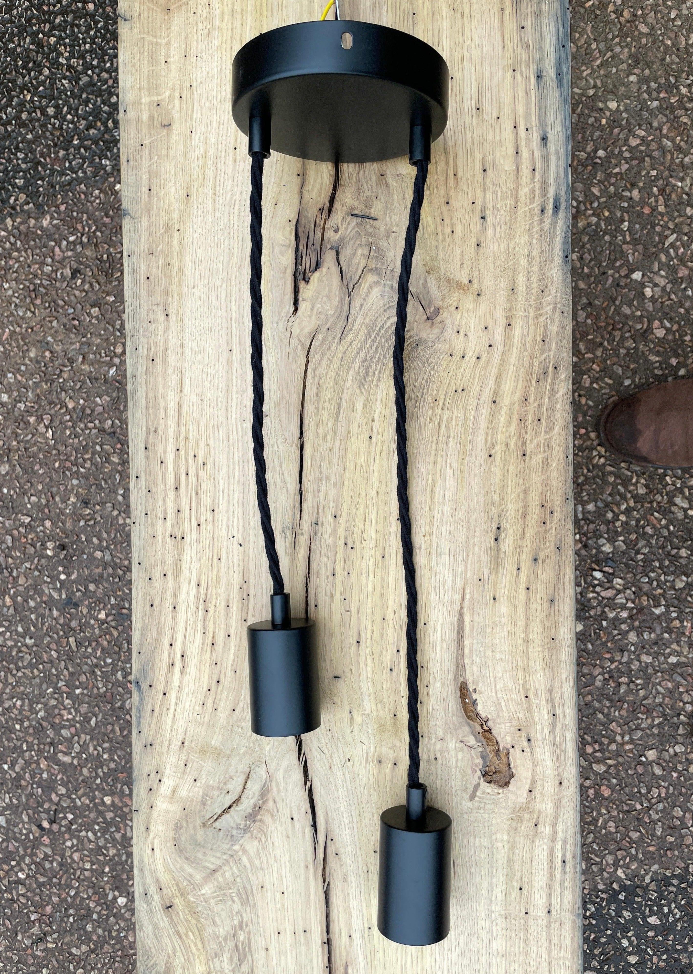 Cluster Pendant Lights with Mixed Metal Finishes