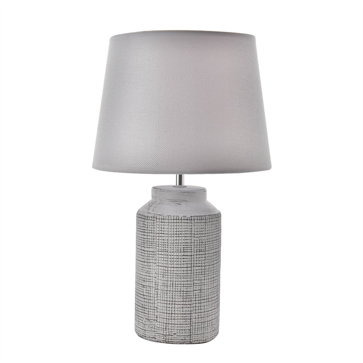 Scandi Ceramic Table Lamps in Off-White