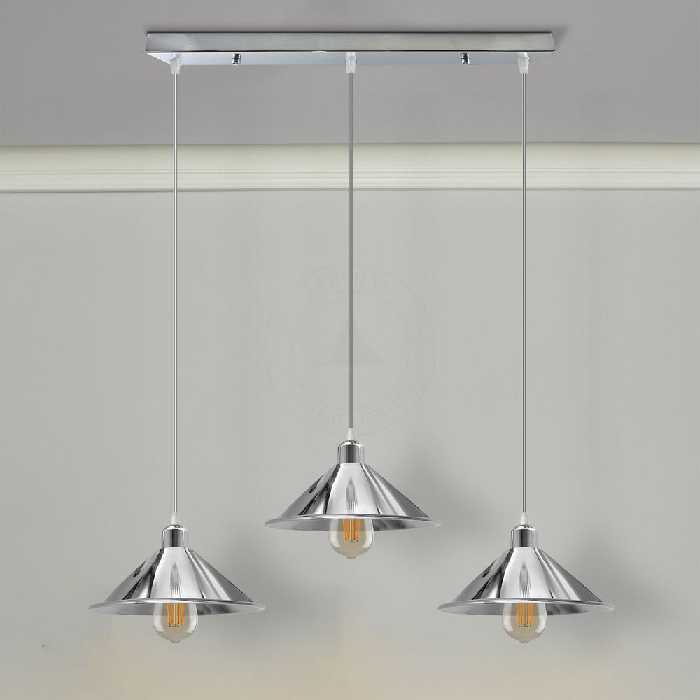 Industrial Cluster Pendant Lights with Raw Materials